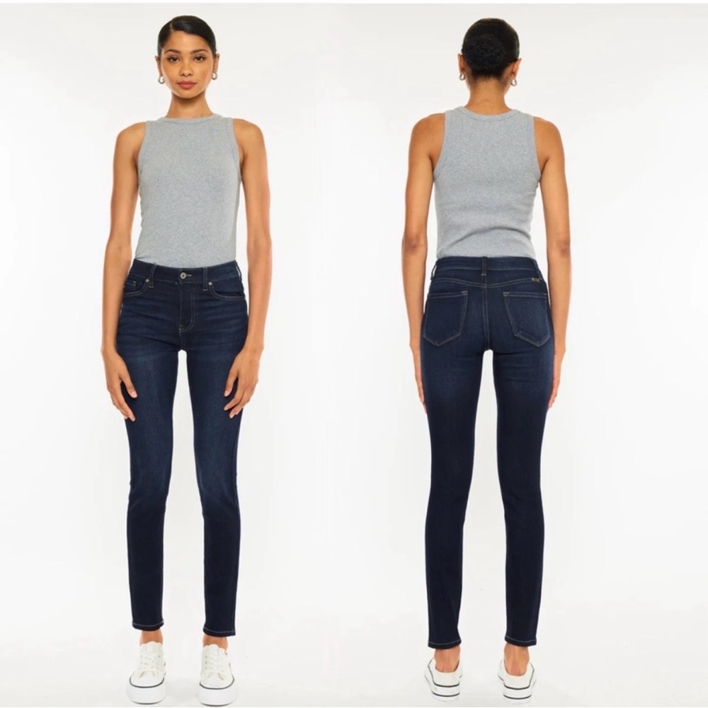 Kancan Bennie High Rise Super Skinny Jeans Denim Size 3 25 Dark Wash KC7092H